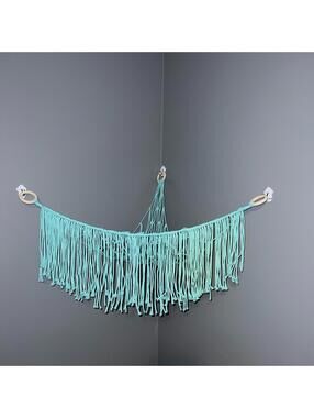 💜 Handmade Macrame Squishmallow Toy Hammock